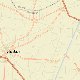 Bhadaur Street Map