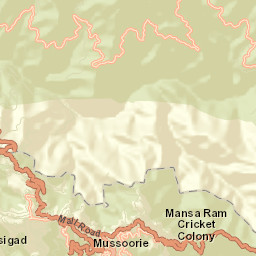 Mussoorie Street Map
