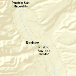 Bavispe Street Map