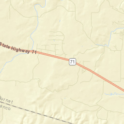 5744 Shovel Mountain Road, Marble Falls, TX Street Map