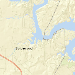 5712 Shaw Drive, Marble Falls, TX Street Map