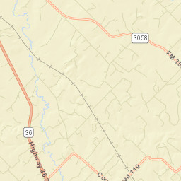 Burleson County Street Map