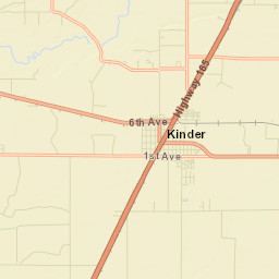 Kinder Street Map