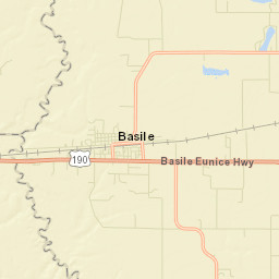 Basile Street Map