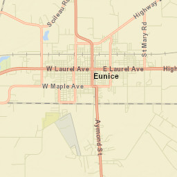 Eunice Street Map