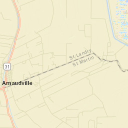 Arnaudville Street Map