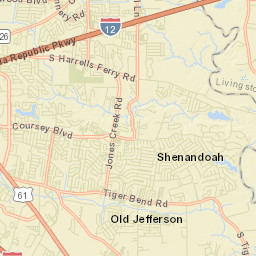 Old Jefferson Street Map