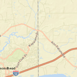 Diamondhead Street Map