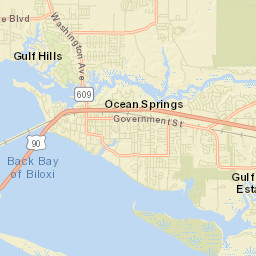 Gulf Hills Street Map