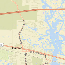 Gautier Street Map