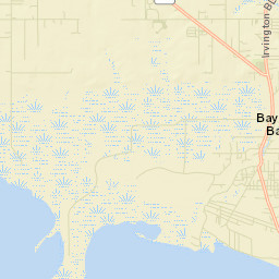 San Souci Beach Alabama Street Map