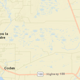 Coden Alabama Street Map