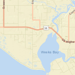 Bayside Alabama Street Map