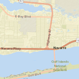 Navarre Florida Street Map
