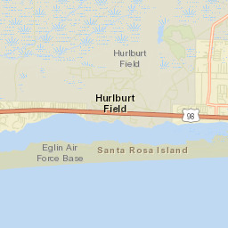 Mary Esther Florida Street Map