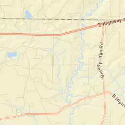 Econfina Florida Street Map