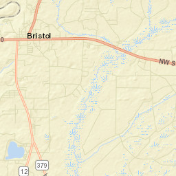 Bristol Florida Street Map