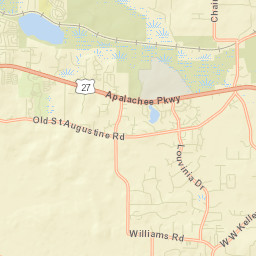 Chaires Florida Street Map