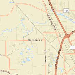 Spaulding Florida Street Map