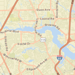 Riverview Florida Street Map