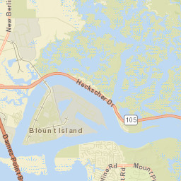 Yellow Bluff Fort Florida Street Map