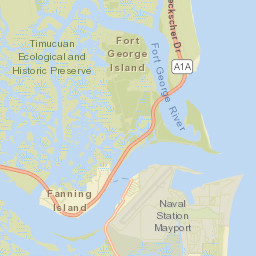 Mayport Florida Street Map
