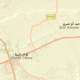 Oulad Teïma Street Map