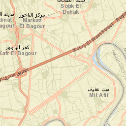 Al Bājūr Street Map