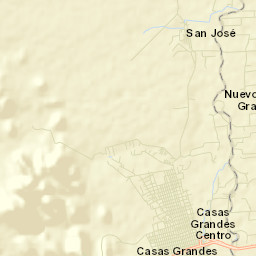 Casas Grandes Street Map