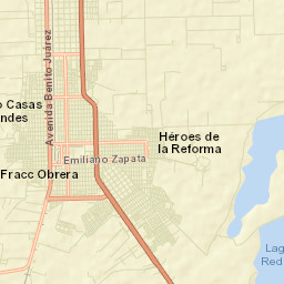 Nuevo Casas Grandes Street Map