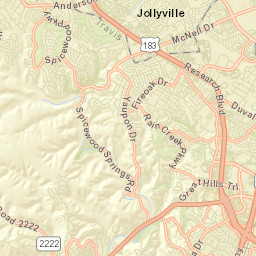 Jollyville Street Map
