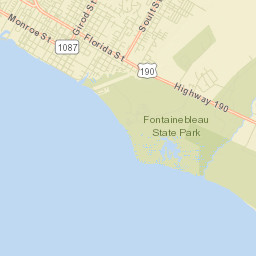 Mandeville Street Map