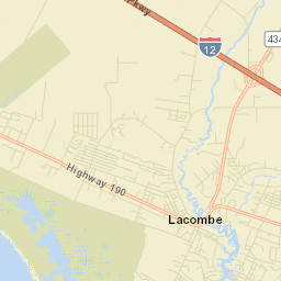 Lacombe Street Map