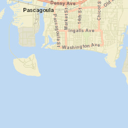 Pascagoula Street Map