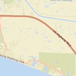 Point Washington Florida Street Map