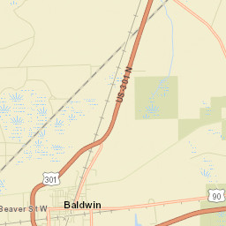 Tulane Florida Street Map