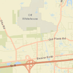 Whitehouse Florida Street Map