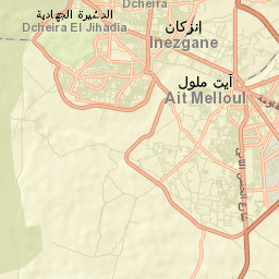 Inezgane Street Map