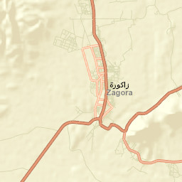 Zagora Street Map