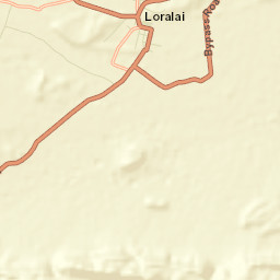 Loralai Street Map