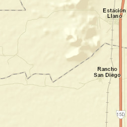 Estación Llano Street Map