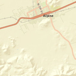 Alpine Street Map