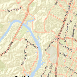North Capital of Texas Highway, Austin, TX Street Map