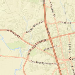 Conroe Street Map