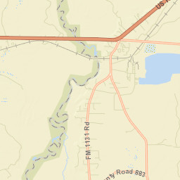 Evadale Street Map