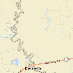 Deweyville Street Map