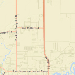 Moss Bluff Street Map