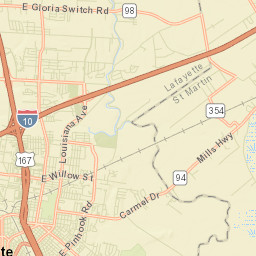 Lafayette Street Map