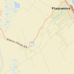 Plaquemine Street Map