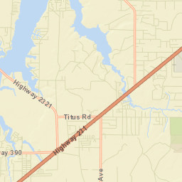 Bayou George Florida Street Map